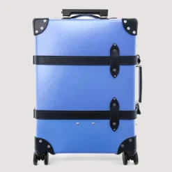 Bags|Globe-Trotter Cruise Four Wheel Carry-On Case - Royal Blue/Navy/Chrome