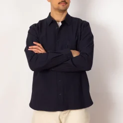 Shirts|You Must Create Curtis Shirt - Navy Seersucker