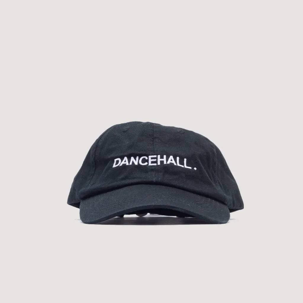 Headwear|Easy Listening Dancehall Embroidered Cap - Black