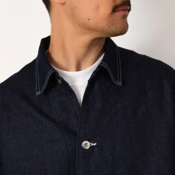 Jackets|Hatski Denim Coverall Jacket - Indigo