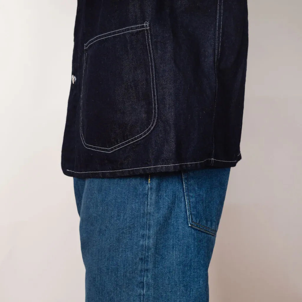 Jackets|Hatski Denim Coverall Jacket - Indigo