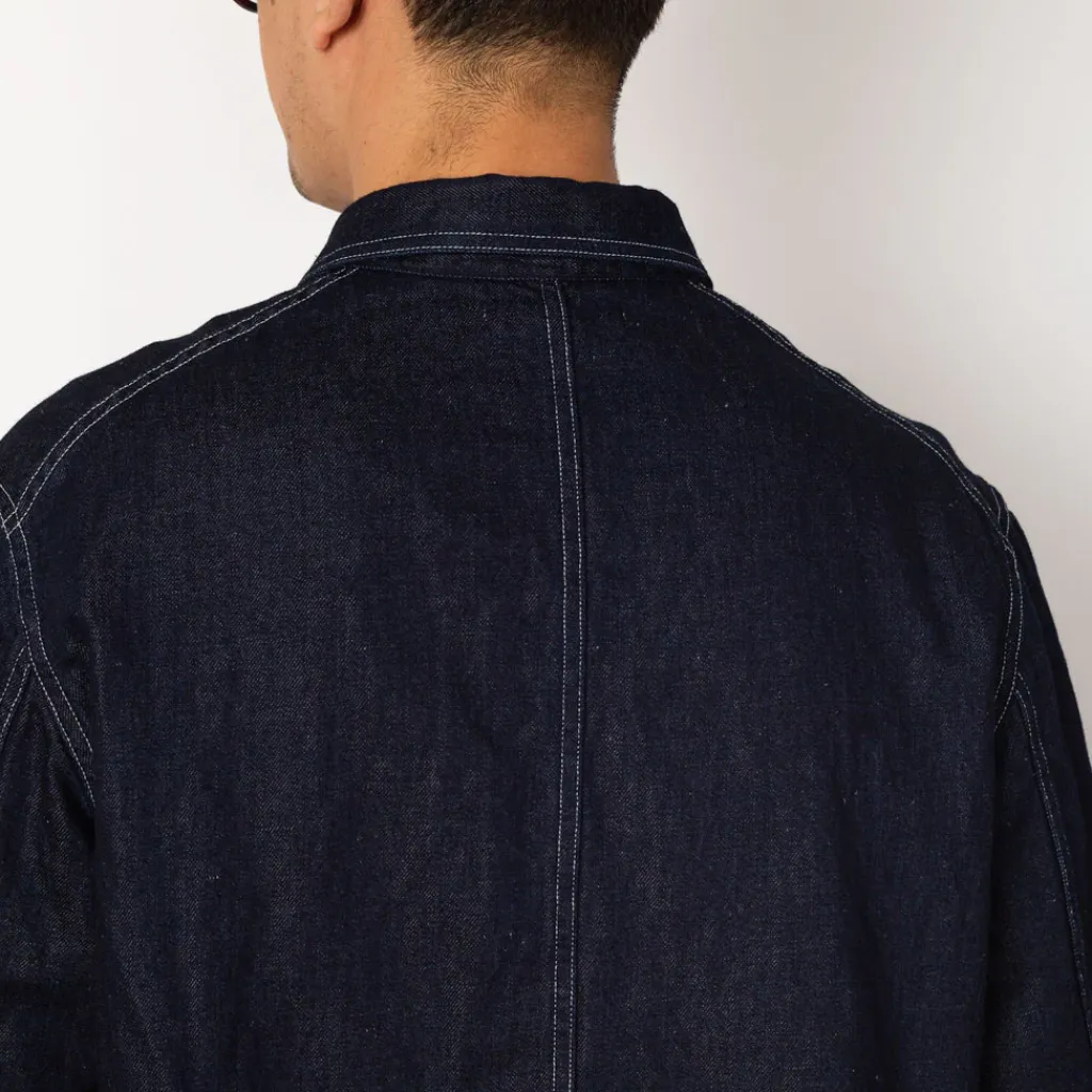 Jackets|Hatski Denim Coverall Jacket - Indigo