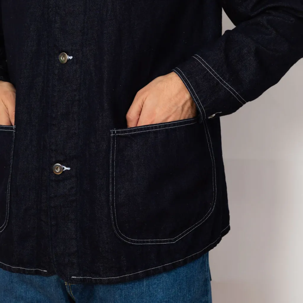 Jackets|Hatski Denim Coverall Jacket - Indigo