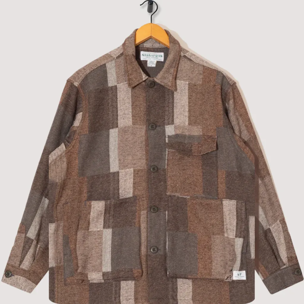 Shirts|Sassafras Digs Crew Half - Beige/Brown