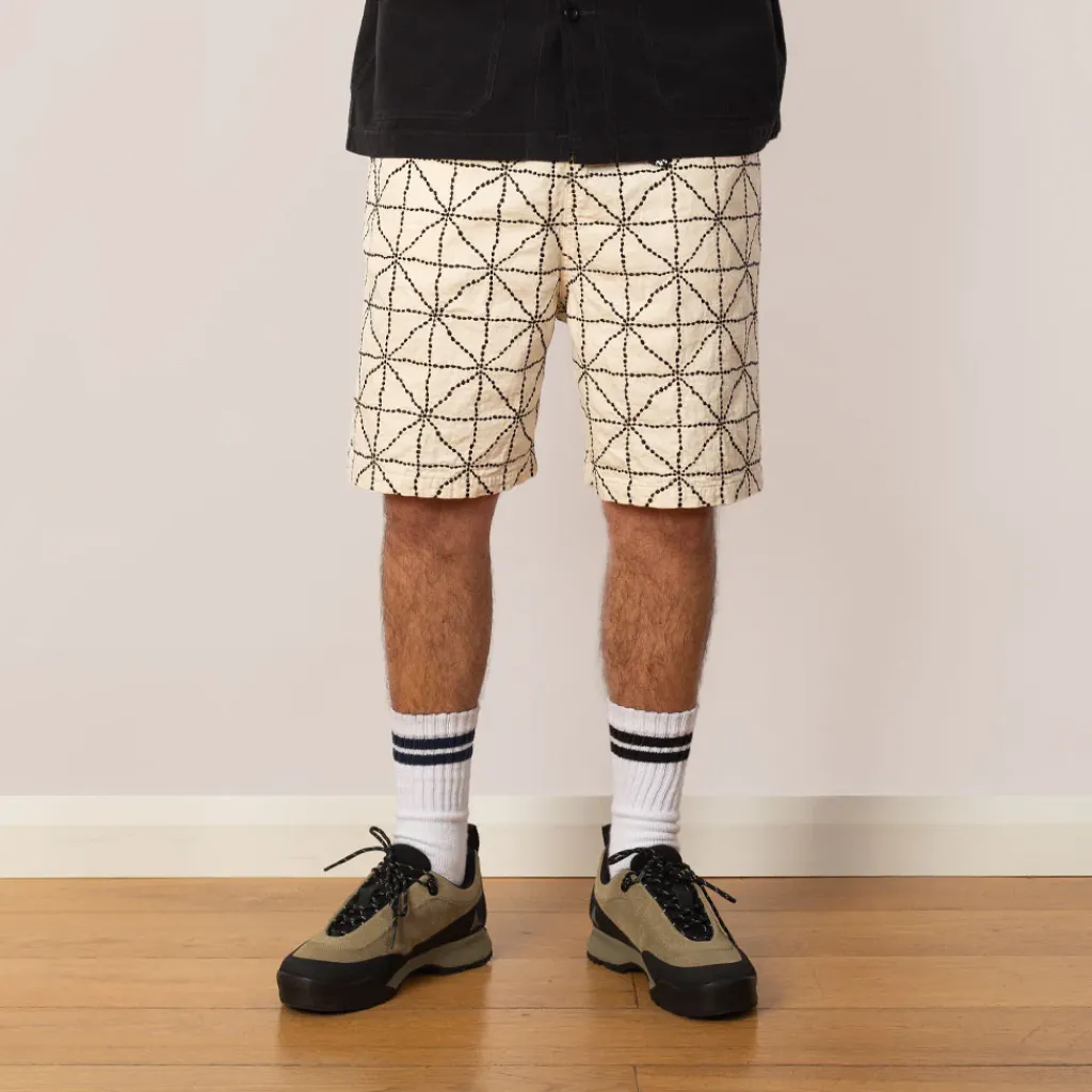Shorts|Kapital Dojo Easy Shorts - Ecru