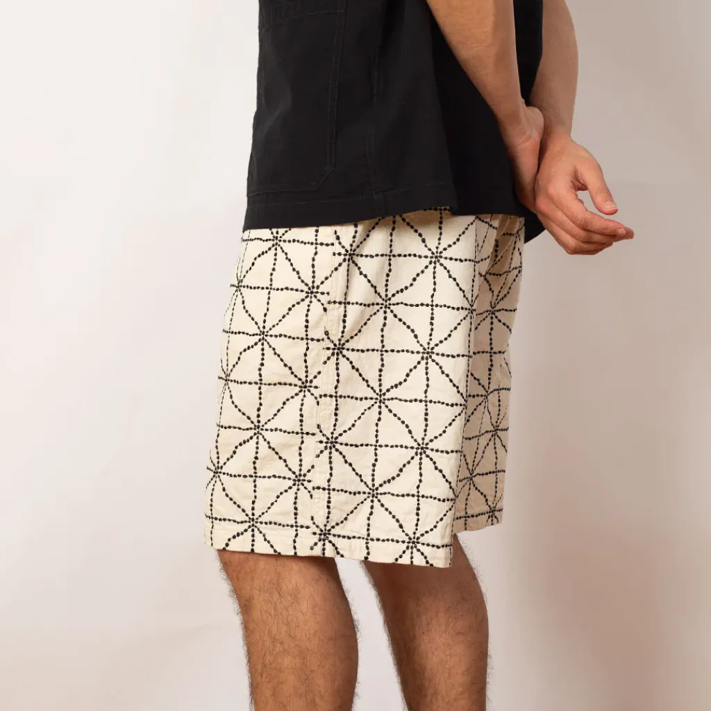 Shorts|Kapital Dojo Easy Shorts - Ecru