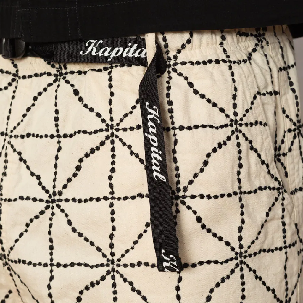 Shorts|Kapital Dojo Easy Shorts - Ecru