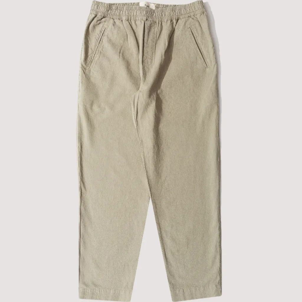 Trousers|Folk Drawcord Assembly Pant - Sage Cotton Linen