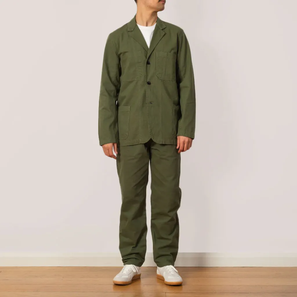 Jackets|Service Works Drill Server Suit Jacket - Olive