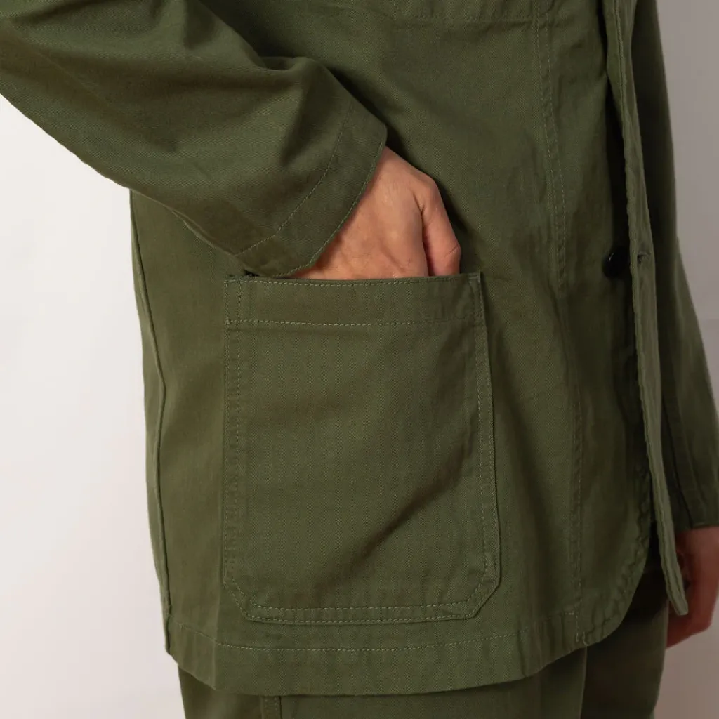 Jackets|Service Works Drill Server Suit Jacket - Olive