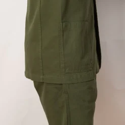 Jackets|Service Works Drill Server Suit Jacket - Olive
