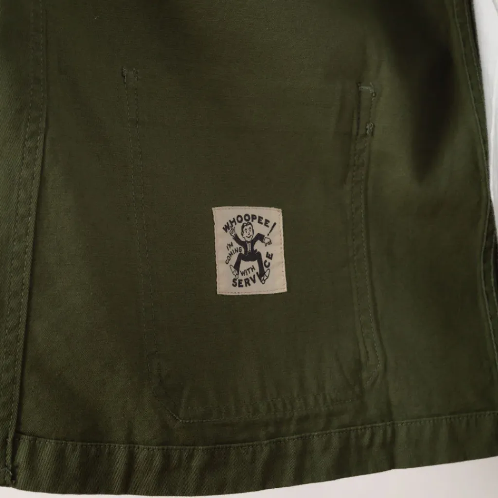 Jackets|Service Works Drill Server Suit Jacket - Olive