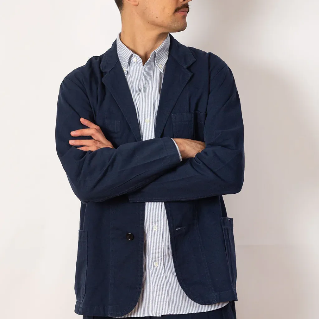 Jackets|Service Works Drill Server Suit Jacket - Navy