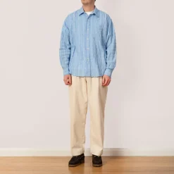Trousers|Universal Works Duke Pant - Ecru