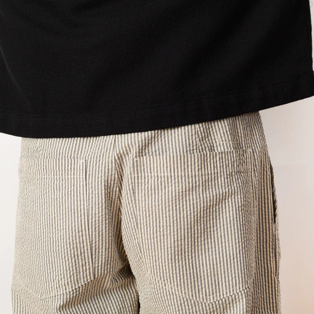 Trousers|Universal Works Duke Pant - Grey Stripe