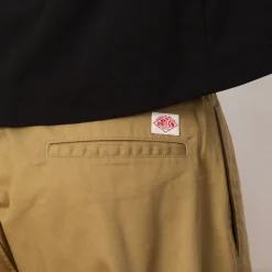 Trousers|Danton Easy Straight Pants - Beige