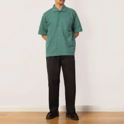 Trousers|Danton Easy Straight Pants - Charcoal