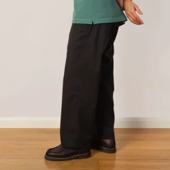 Trousers|Danton Easy Straight Pants - Charcoal