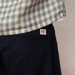 Trousers|Danton Easy Straight Pants - Navy
