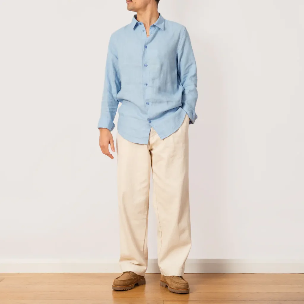 Shirts|NN07 Enzo Shirt 5708 - Cerulean Blue