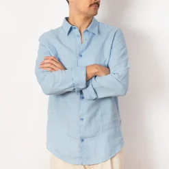 Shirts|NN07 Enzo Shirt 5708 - Cerulean Blue