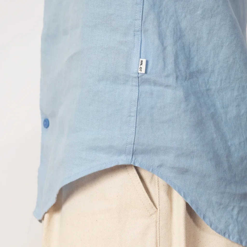 Shirts|NN07 Enzo Shirt 5708 - Cerulean Blue