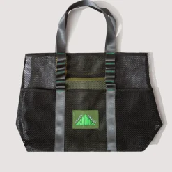 Bags|Brain Dead Equipment Mesh Tote Bag - Black Multi