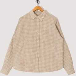 Shirts|Mfpen Executive Shirt - Beige Structure Check