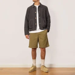 Shorts|Norse Projects Ezra Twill Short - Moss Green