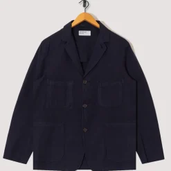Jackets|Universal Works Five Pocket Jacket - Navy