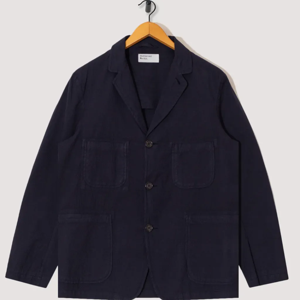 Jackets|Universal Works Five Pocket Jacket - Navy