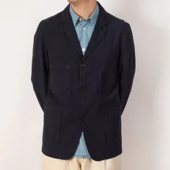 Jackets|Universal Works Five Pocket Jacket - Navy