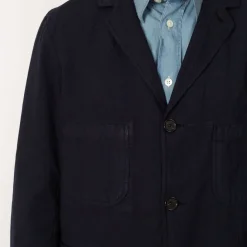 Jackets|Universal Works Five Pocket Jacket - Navy