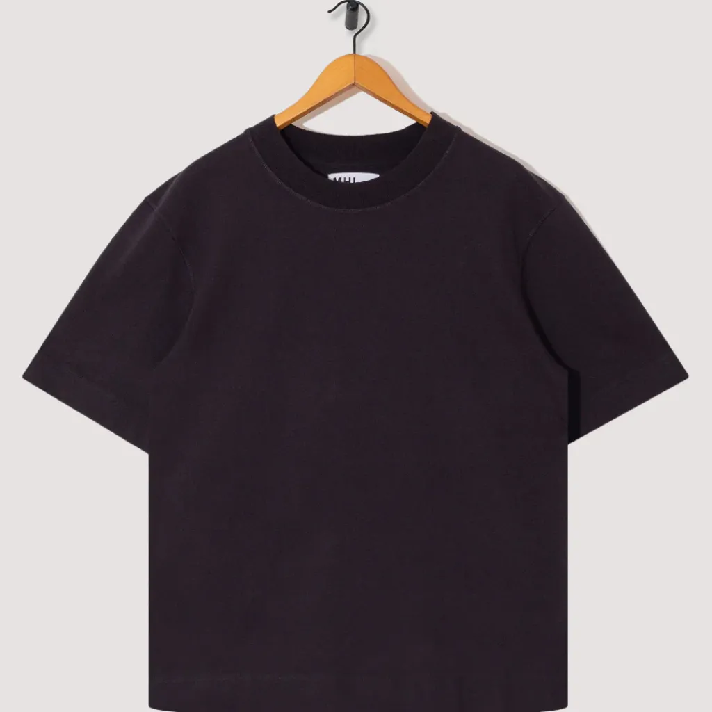 T-Shirts|MHL By Margaret Howell Flatlock Crew - Ink
