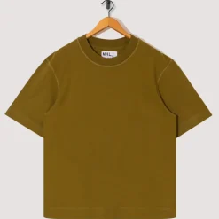 T-Shirts|MHL By Margaret Howell Flatlock Crew - Lichen