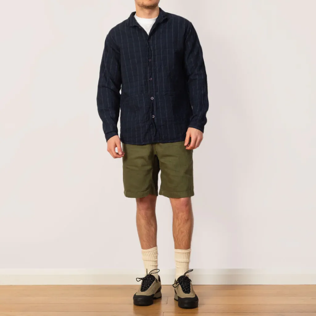 Shirts|Tender Co. Flipped Collar Shirt - Hadal Blue
