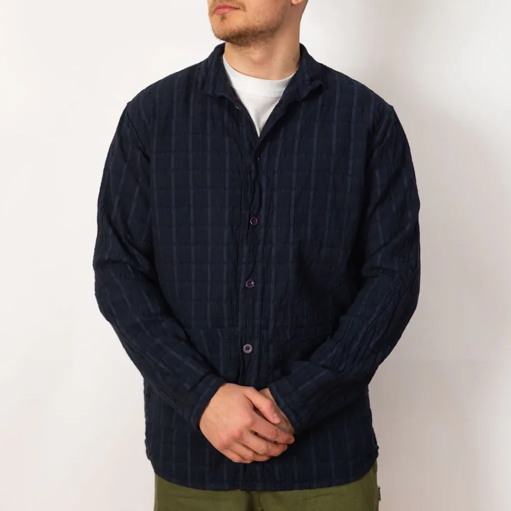Shirts|Tender Co. Flipped Collar Shirt - Hadal Blue