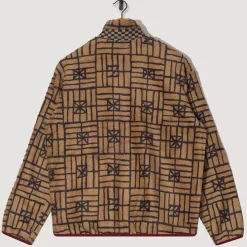 Sweatshirts|Kapital Folk Domino Zip Fleece - Beige