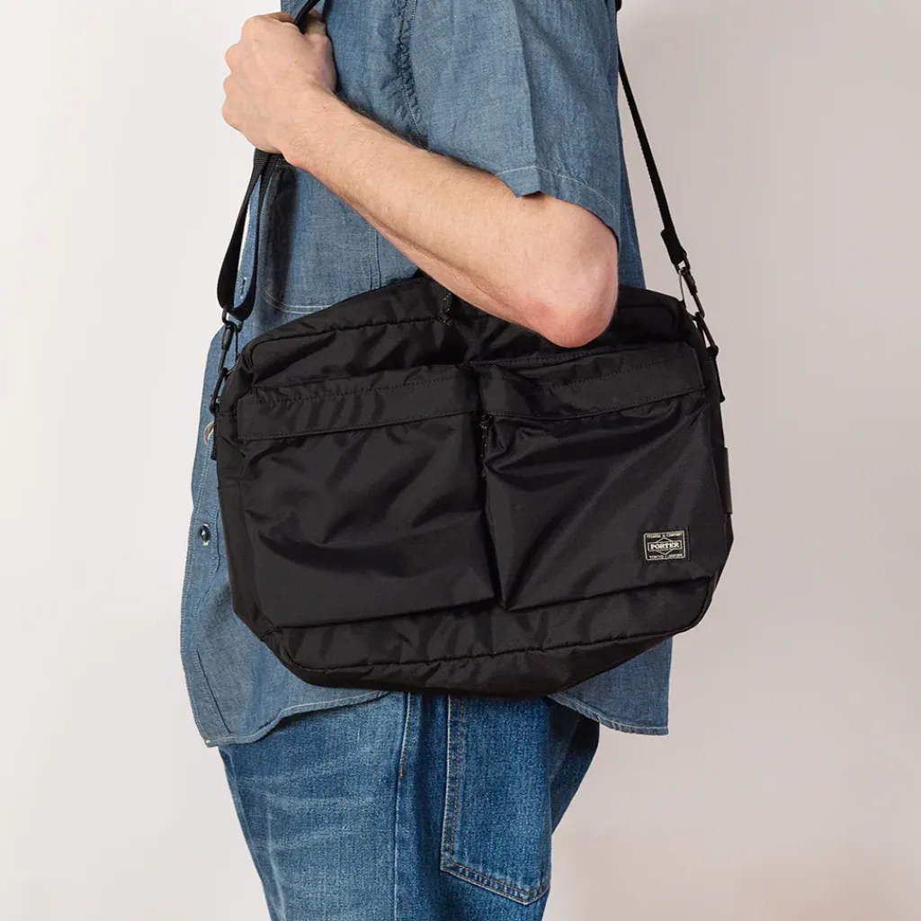 Bags|Porter - Yoshida u0026 Co. Force Shoulder Bag - Black