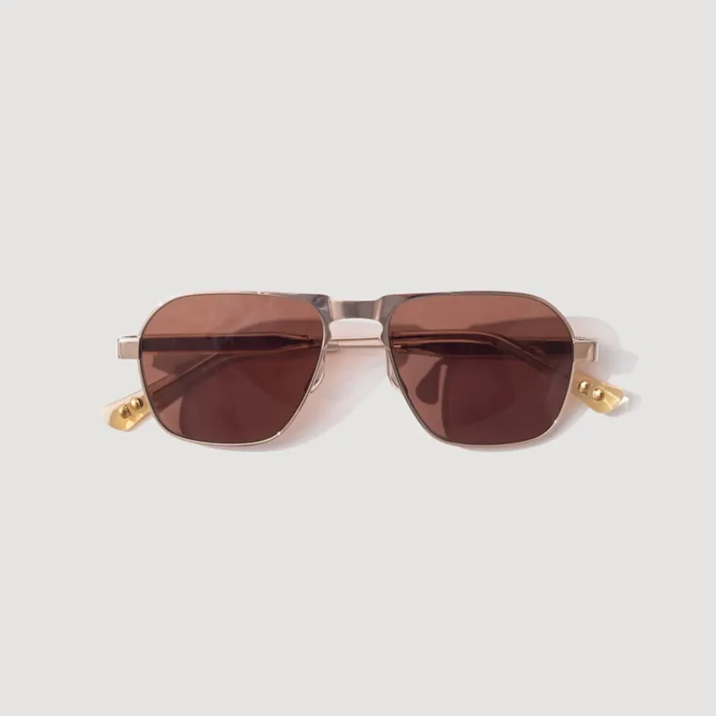 Sunglasses|Oscar Deen Fraser Metal - Treacle/Chocolate Brown