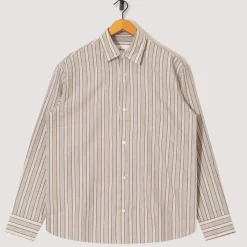 Shirts|NN07 Freddy Shirt 5973 - Brown Stripe