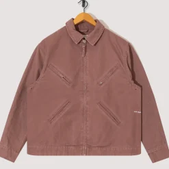 Jackets|Pop Trading Company Full Zip Jacket - Twilight Mauve