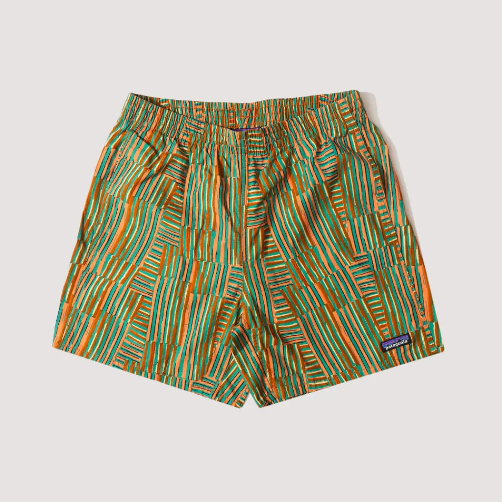 Shorts|Patagonia Funhoggers Shorts - Quilty Fitz Heartleaf Green