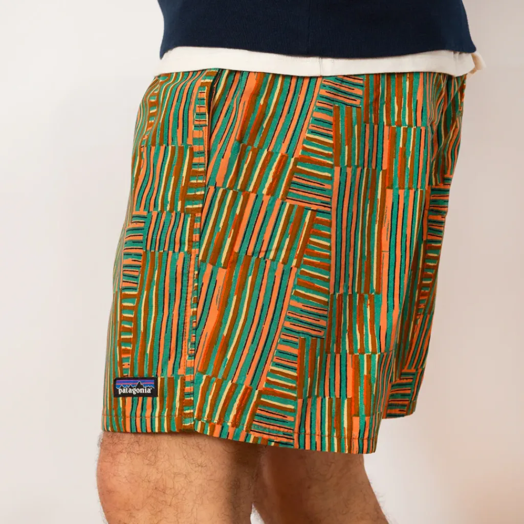 Shorts|Patagonia Funhoggers Shorts - Quilty Fitz Heartleaf Green