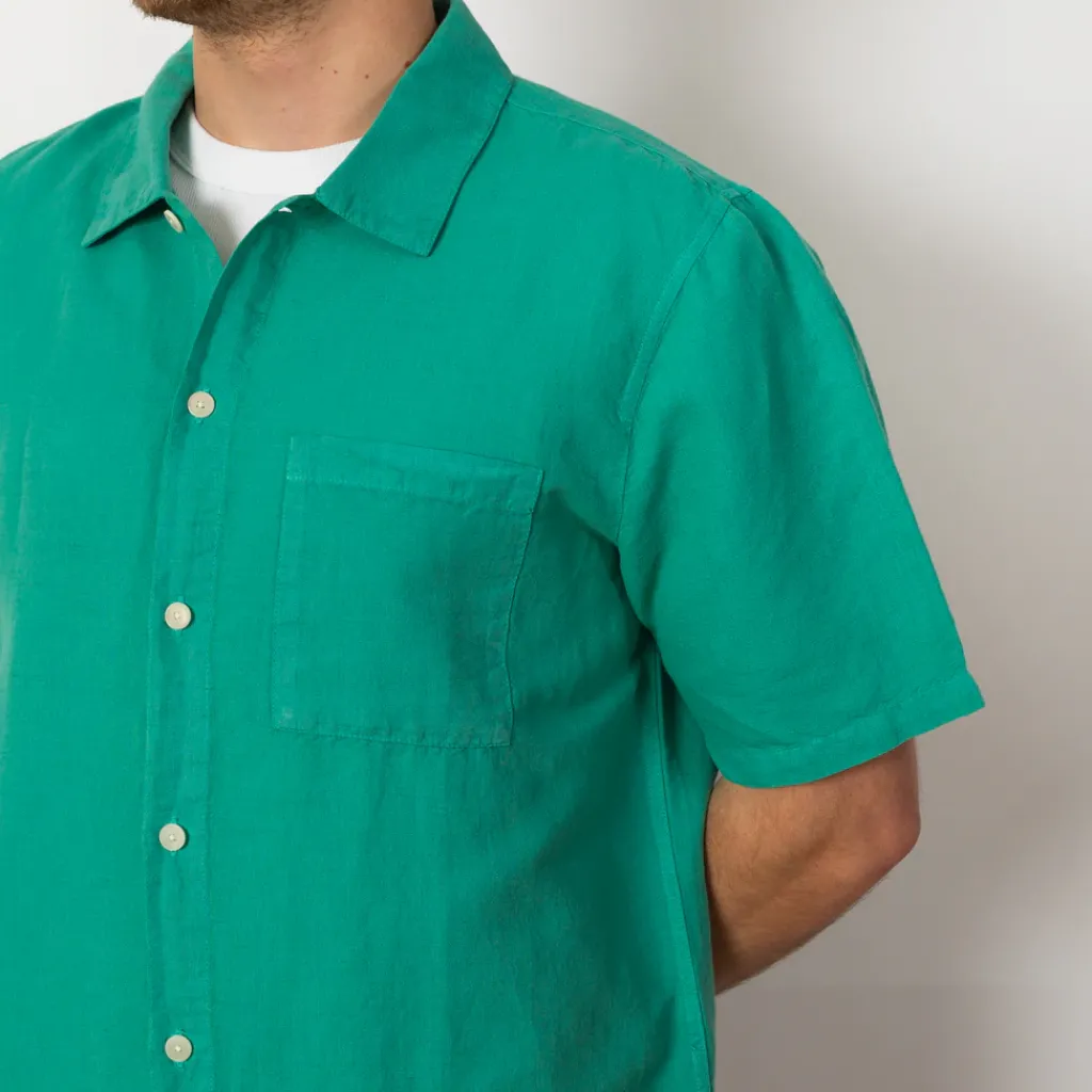 Shirts|Folk Gabe Shirt - Tropical Green