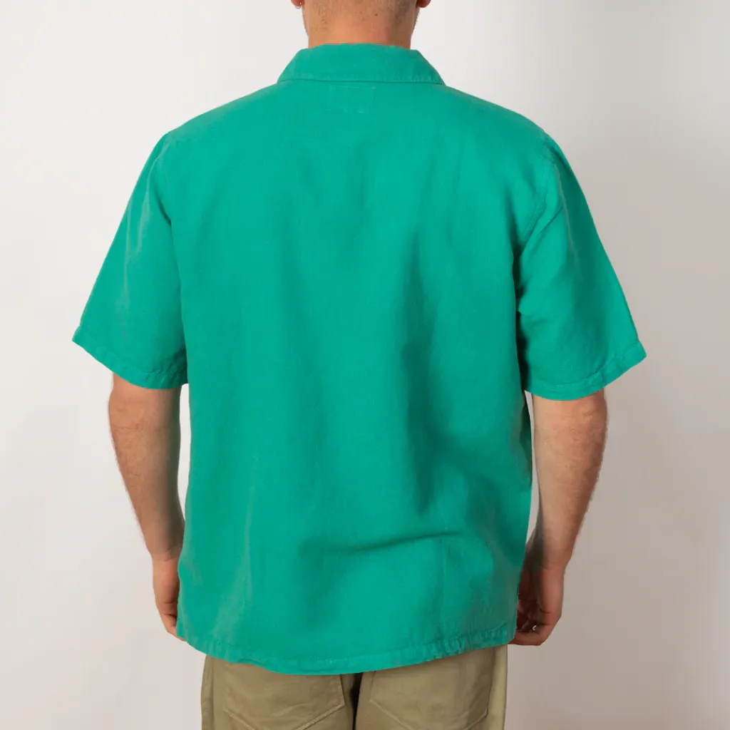 Shirts|Folk Gabe Shirt - Tropical Green