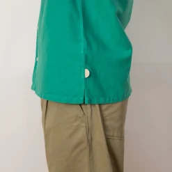 Shirts|Folk Gabe Shirt - Tropical Green