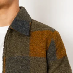 Jackets|NN07 Gael 8267 Jacket - Brown Check