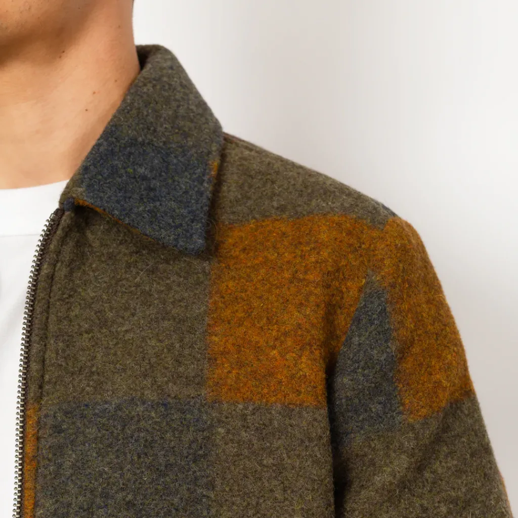 Jackets|NN07 Gael 8267 Jacket - Brown Check