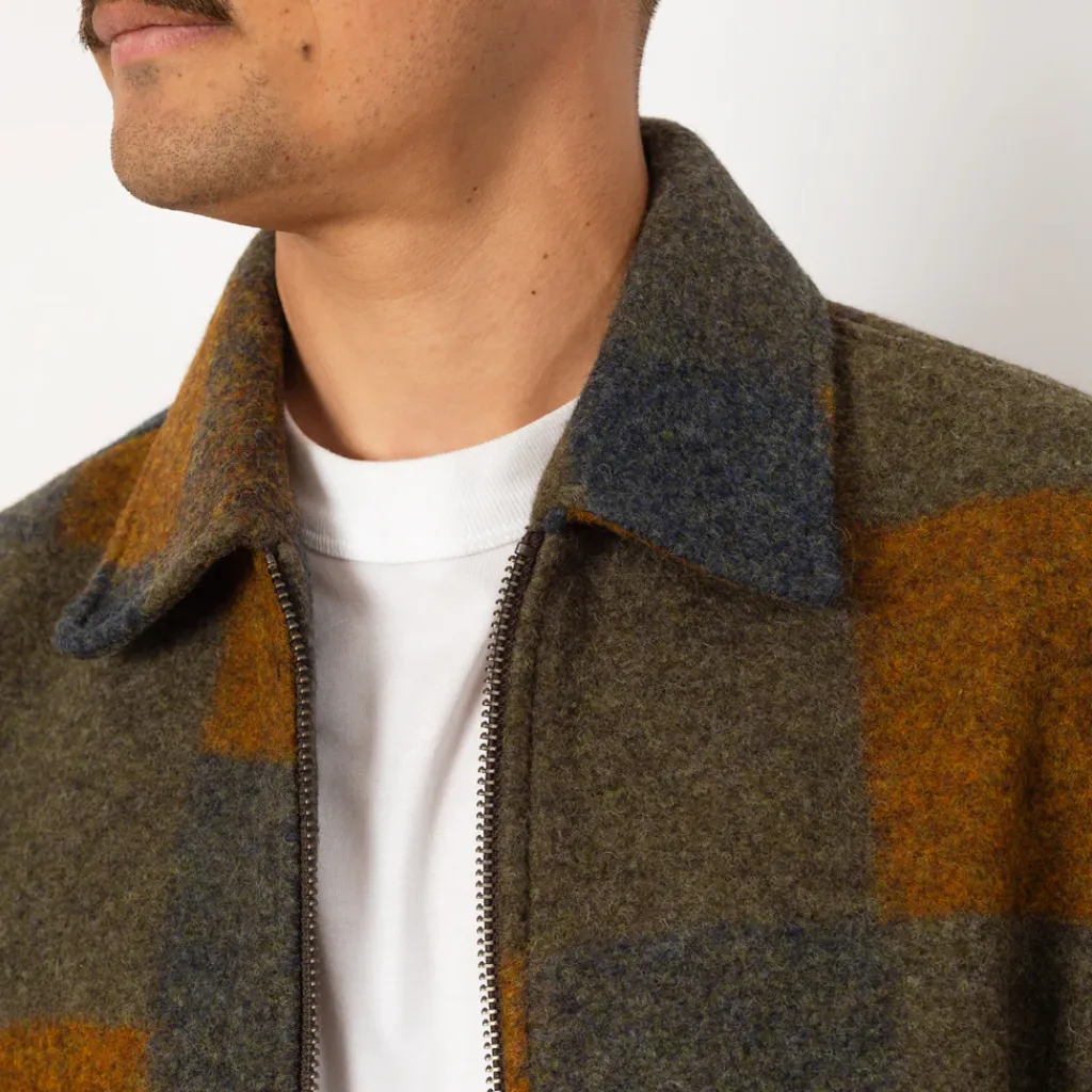 Jackets|NN07 Gael 8267 Jacket - Brown Check